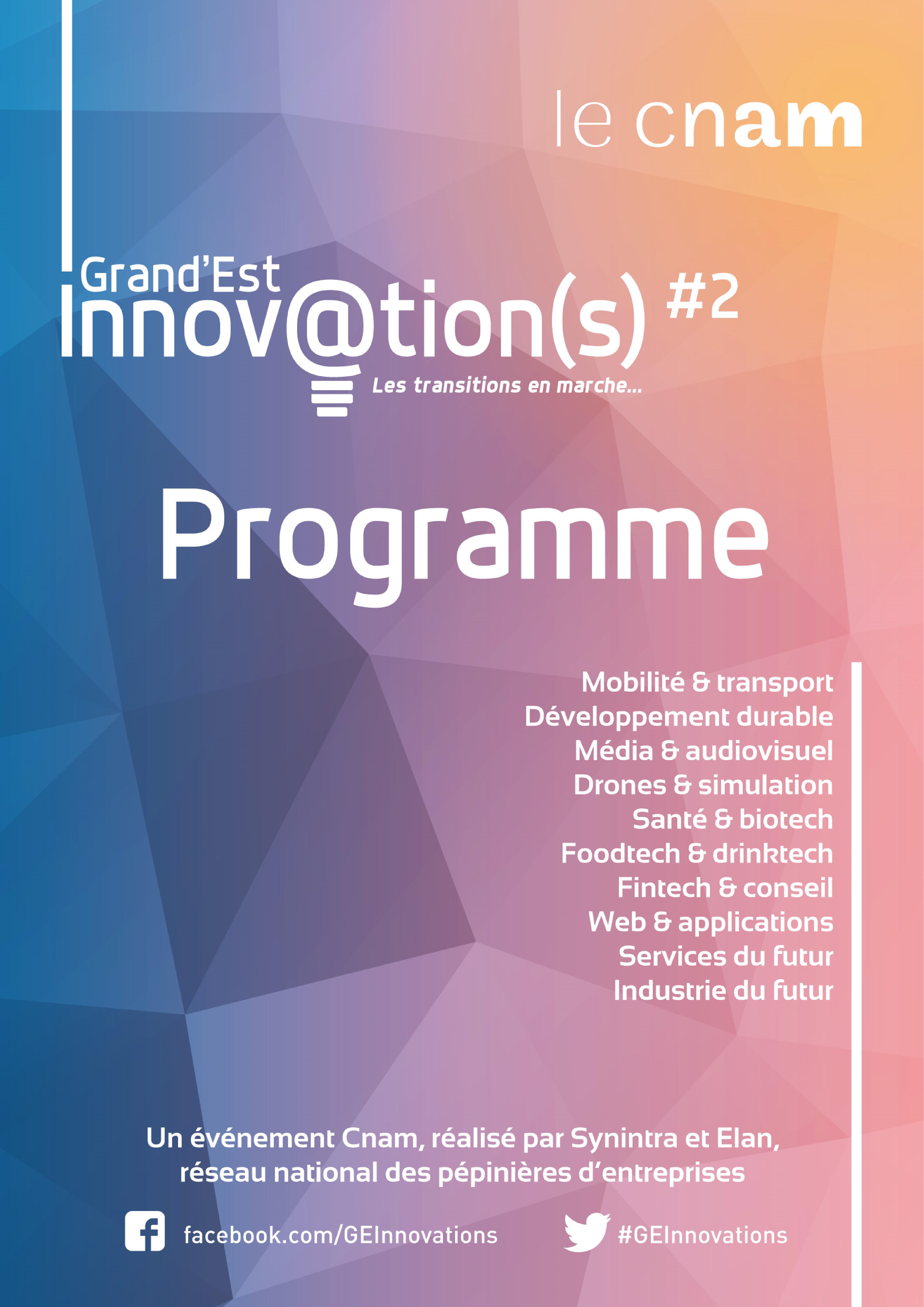 Programme Grand Est Innovations 2017 Lunville