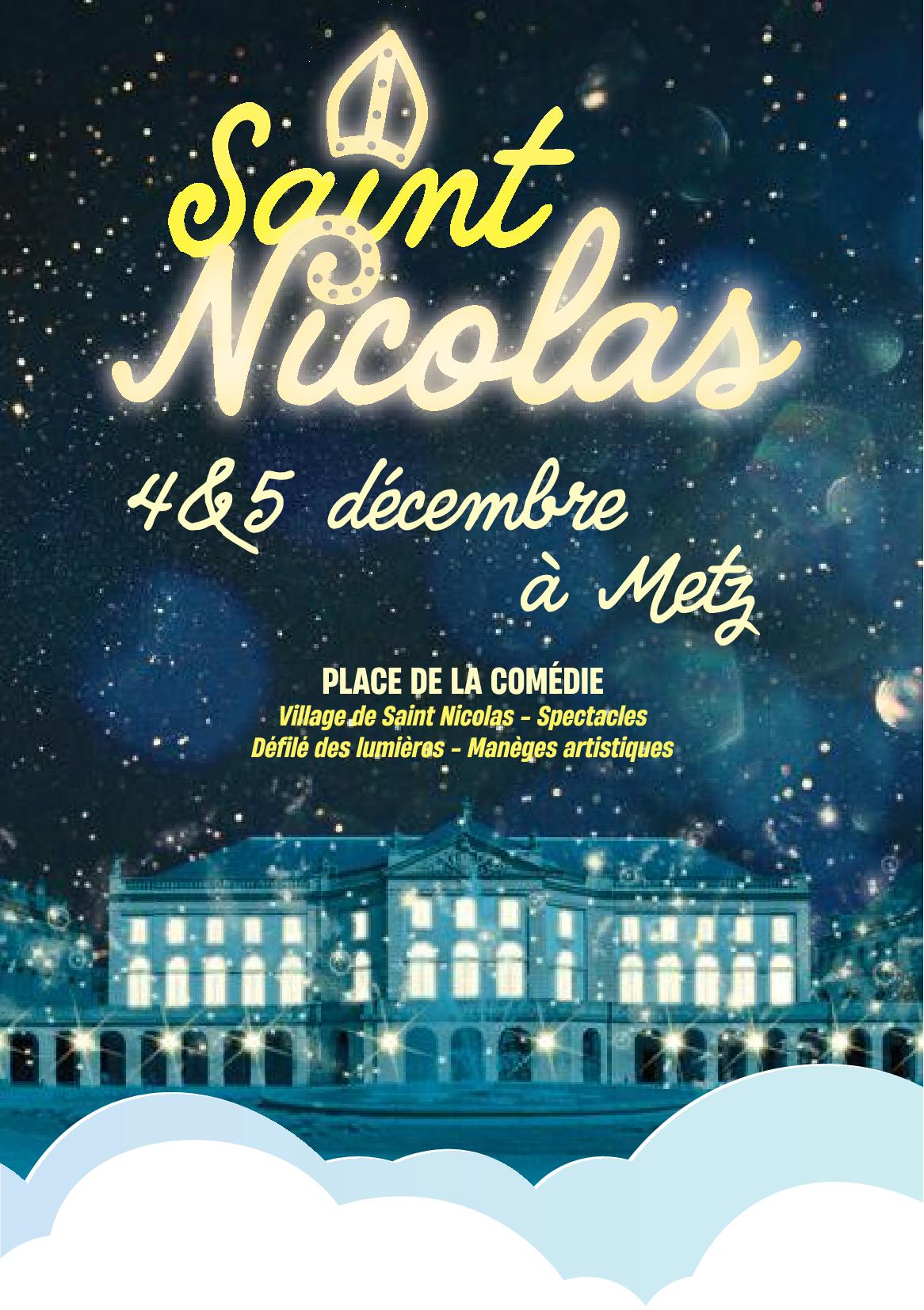 Saint Nicolas à Metz 2021 programme des festivités