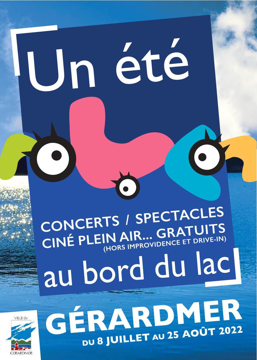 Un Été au bord du Lac Gérardmer spectacles, cinés plein air, concerts 2022